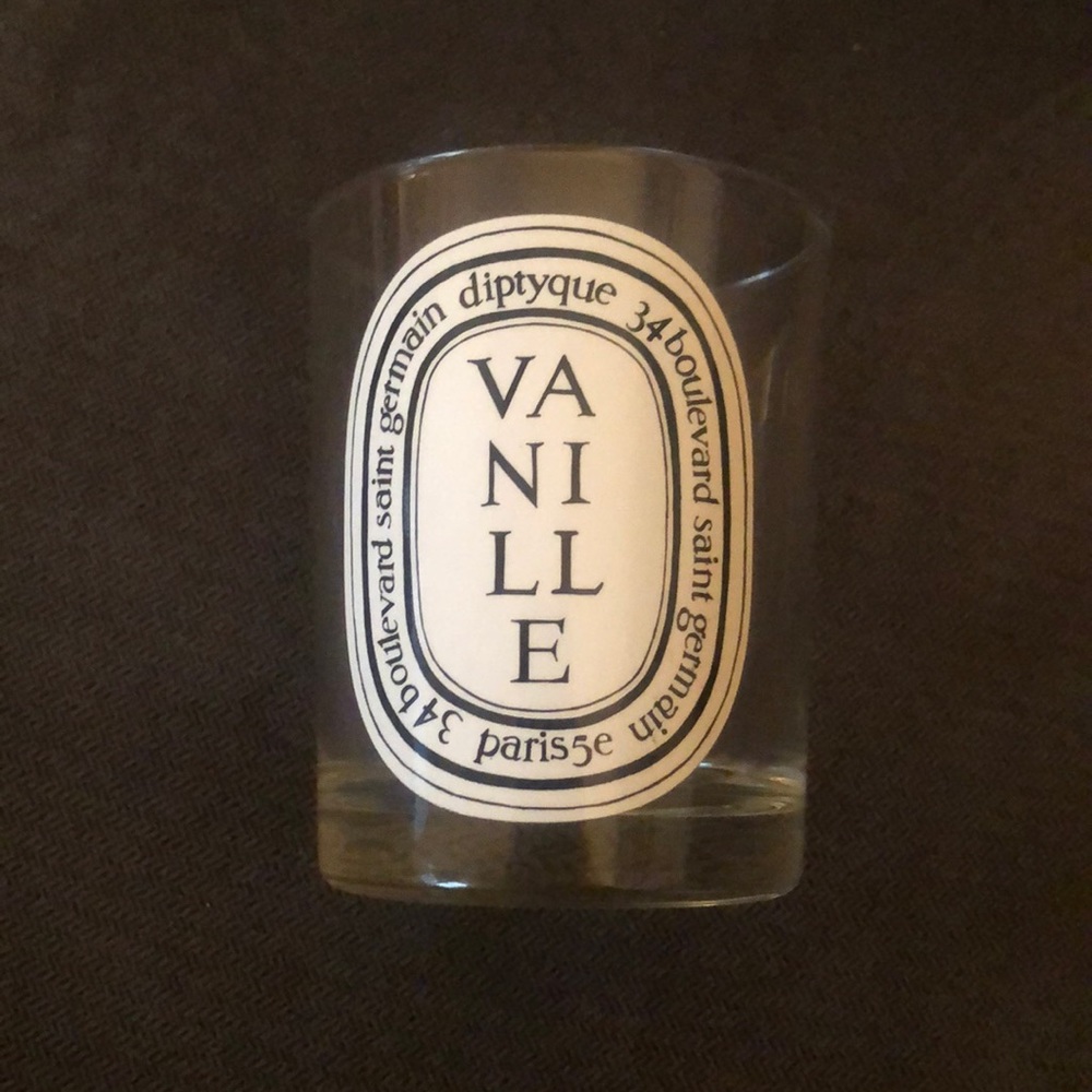 Empty Diptyque candle jar